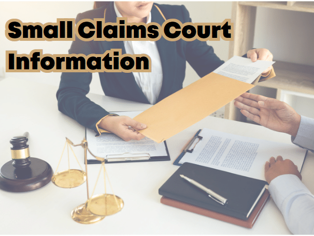 Small Claims Court Information